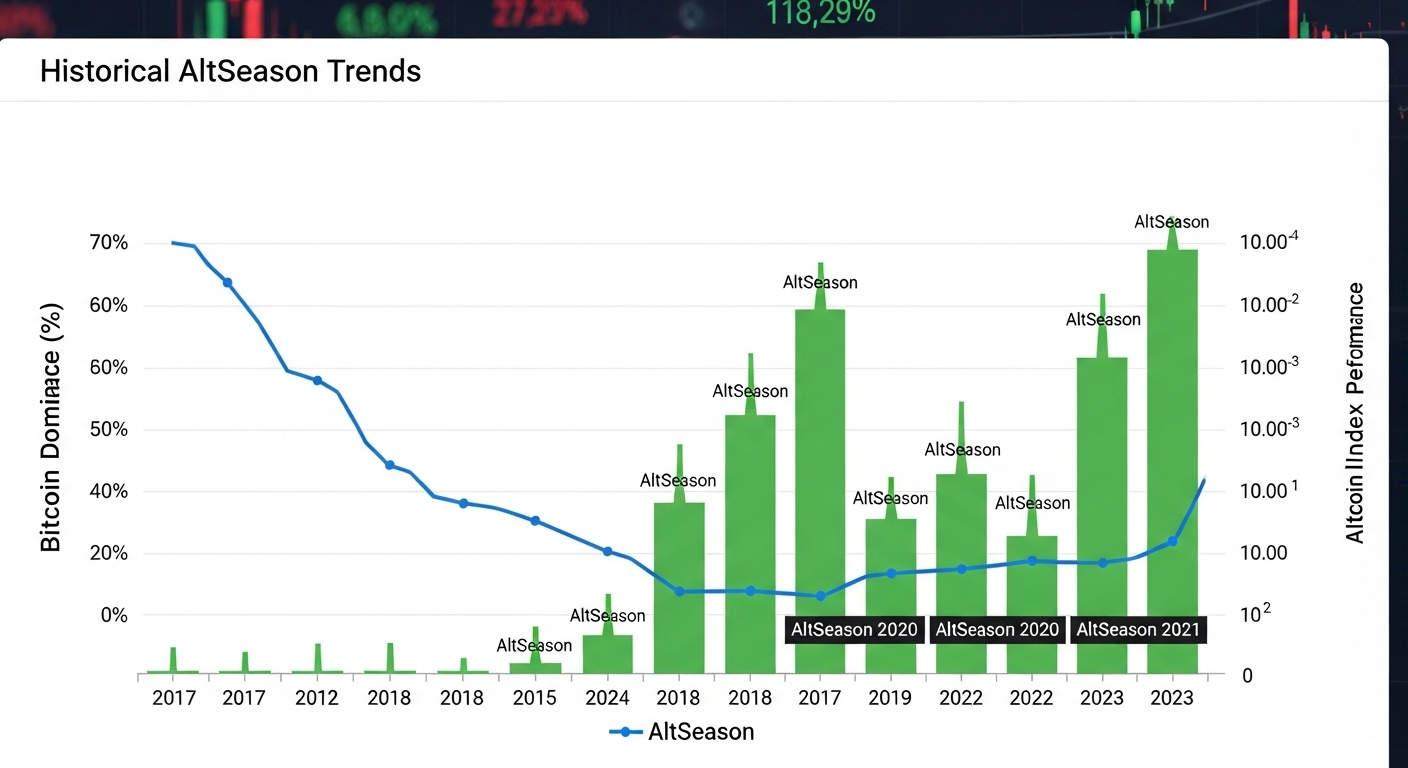 Historical Data Showing AltSeason Only After Altcoin