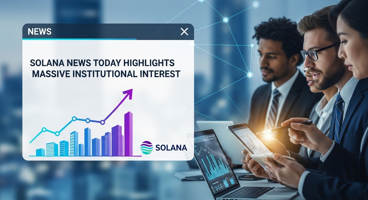 Solana News Today Highlights Massive Institutional Interest