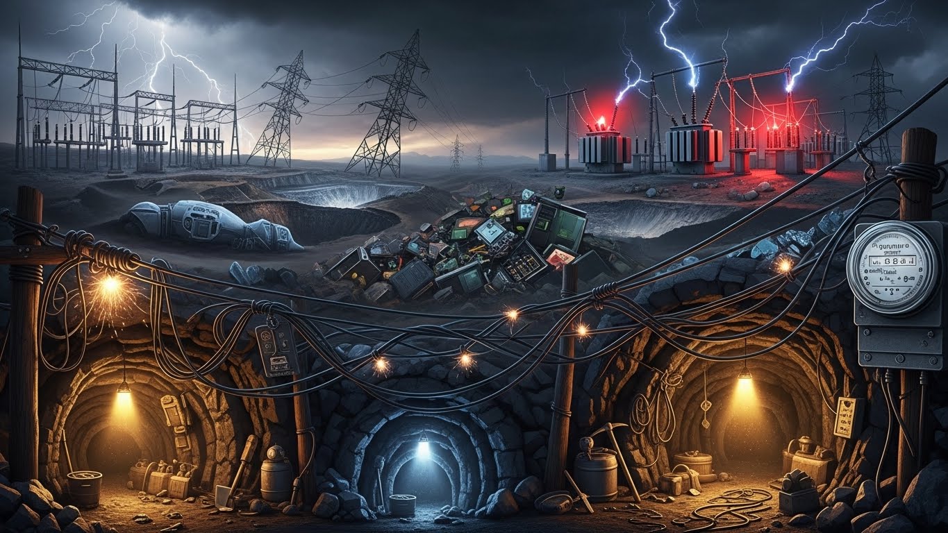 The link between mining, electricity theft, and grid pressure